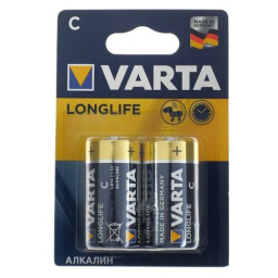 Батарея Varta Longlife Alkaline LR14C (2шт) блистер