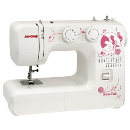 Швейная машина Janome Sew Cat 57 белый/рисунок