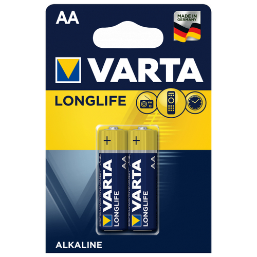 Батарея Varta Longlife LR6 Alkaline AA (4шт) блистер