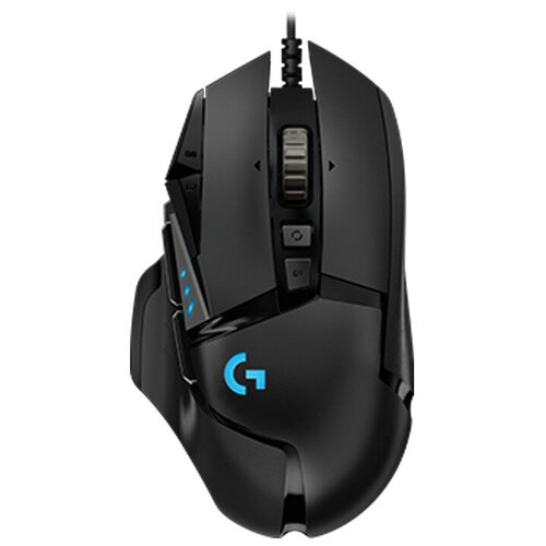 Мышь Logitech G502 Hero черный оптическая (25600dpi) USB для ноутбука (9but)