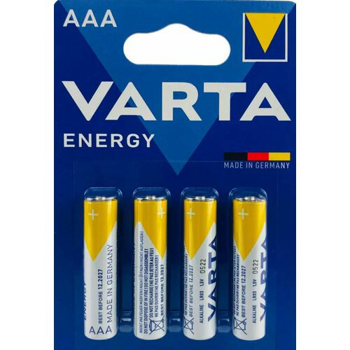 Батарея Varta Energy LR03 BL4 Alkaline AAA (4шт) блистер