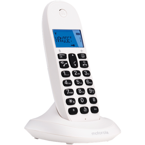 Р/Телефон Dect Motorola C1001СB+ белый АОН