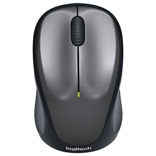 Мышь Logitech M235 серый/черный оптическая (1000dpi) беспроводная USB для ноутбука (2but)