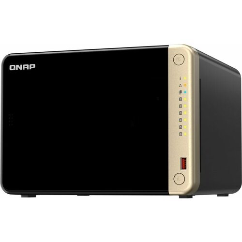 Сетевое хранилище NAS Qnap Original TS-664-8G 6-bay настольный Celeron N5095