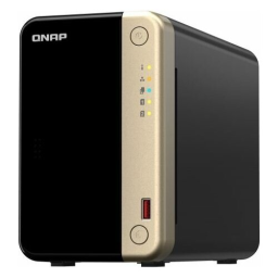 Сетевое хранилище NAS Qnap Original TS-264-8G 2-bay настольный Celeron N5095