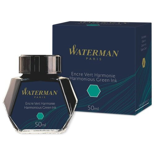 Флакон с чернилами Waterman (CWS0110770) Harmonious Green чернила 50мл для ручек перьевых