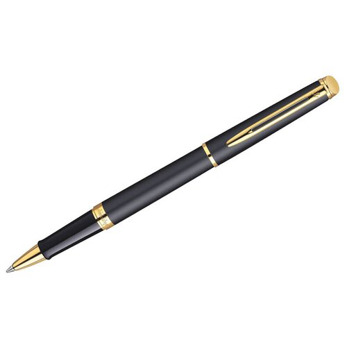 Ручка роллер Waterman Hemisphere (CWS0920750) Matte Black GT F черн. черн. подар.кор.