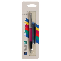 Ручка перьев. Parker Jotter Originals F60 (2096860) Magenta M сталь нержавеющая блистер