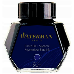 Флакон с чернилами Waterman (CWS0110790) Mysterious Blue чернила 50мл для ручек перьевых