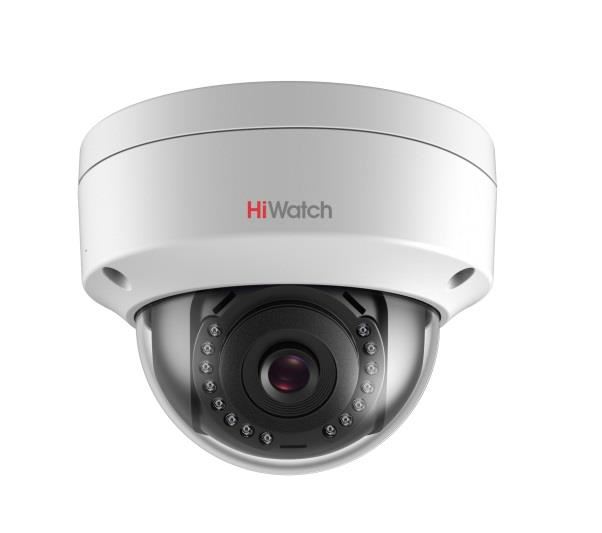 Камера видеонаблюдения IP HiWatch DS-I402(D)(4mm) 4-4мм цв. корп.:белый