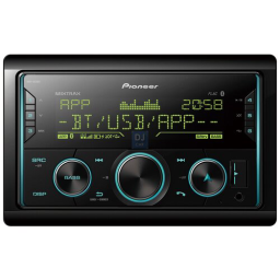 Автомагнитола Pioneer MVH-S620BT 2DIN 4x50Вт USB 2.0 AUX DSP 3 ПДУ RDS