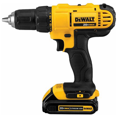 Дрель-шуруповерт DeWalt DCD771C2-QW аккум. патрон:быстрозажимной (кейс в комплекте)