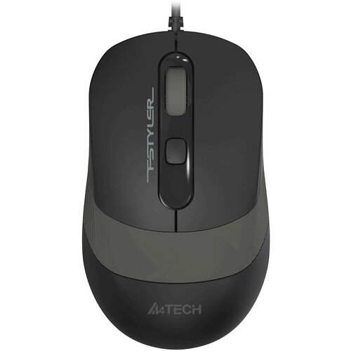 Мышь A4Tech Fstyler FM10T серый/черный оптическая (1600dpi) USB для ноутбука (3but)