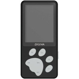 Плеер Hi-Fi Flash Digma S5 8Gb черный/серый/2.4"/FM/microSD/microSDHC