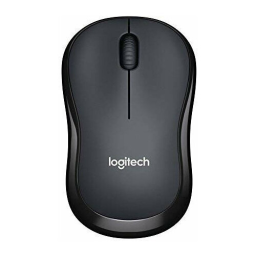 Мышь Logitech B175 черный/серый оптическая (1000dpi) беспроводная USB для ноутбука (2but)