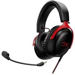 Наушники с микрофоном HyperX Cloud III черный/красный мониторные Radio оголовье (77Z46AA)