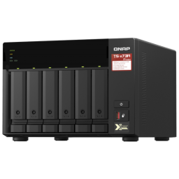 Сетевое хранилище NAS Qnap TS-673A-8G 6-bay настольный Ryzen V1500B