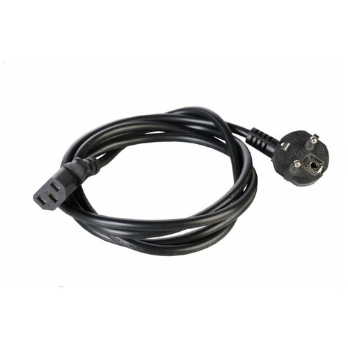 Шнур питания Rem R-10-Cord-C13-S-3 C13-Schuko проводник.:3x1мм2 3м 220В 10А (упак.:1шт) черный