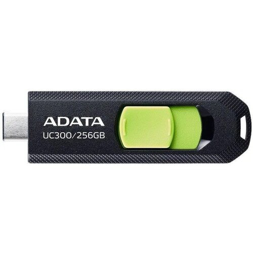 Флеш Диск A-Data 256GB Type-C UC300 ACHO-UC300-256G-RBK/GN USB3.2 черный/зеленый