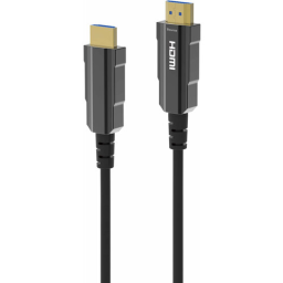 Кабель аудио-видео Digma HDMI 2.1 AOC HDMI (m)/HDMI (m) 50м. позолоч.конт. черный (HDMI-AOC2.1-50)