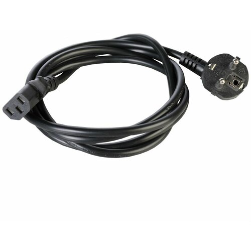 Шнур питания Rem R-10-Cord-C13-S-1.8 C13-Schuko проводник.:3x1мм2 1.8м 220В 10А (упак.:1шт) черный