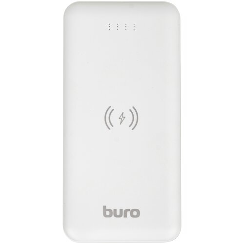 Портативный аккумулятор Buro BPW10E белый [10000 мА*ч, 5 В, USB, индикация заряда]