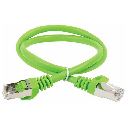 Патч-корд ITK PC02-C5EFL-5M FTP RJ-45 вил.-вилка RJ-45 кат.5E 5м зеленый LSZH (уп.:1шт)