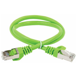 Патч-корд ITK PC02-C5EFL-5M FTP RJ-45 вил.-вилка RJ-45 кат.5E 5м зеленый LSZH (уп.:1шт)