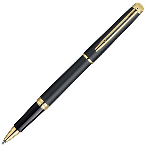 Ручка роллер Waterman Hemisphere (CWS0920650) Mars Black GT F черн. черн. подар.кор.