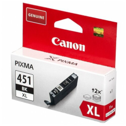 Картридж струйный Canon CLI-451XLBK 6472B001 черный для Canon Pixma iP7240/MG6340/MG5440