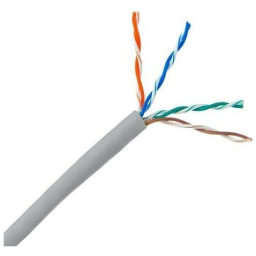 Кабель информационный Lanmaster TWT-6UTP-GY кат.6 U/UTP не экранированный 4X2X23AWG PVC внутренний 3