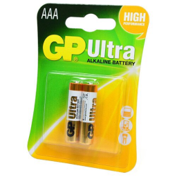 Батарея GP Ultra Alkaline 24AU LR03 AAA (2шт)