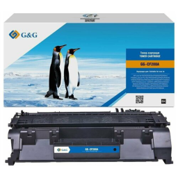 Картридж лазерный G&G GG-CF280A черный (2700стр.) для HP LJ P2035/P2055d/Pro 400 M401/MFP M425 Canon