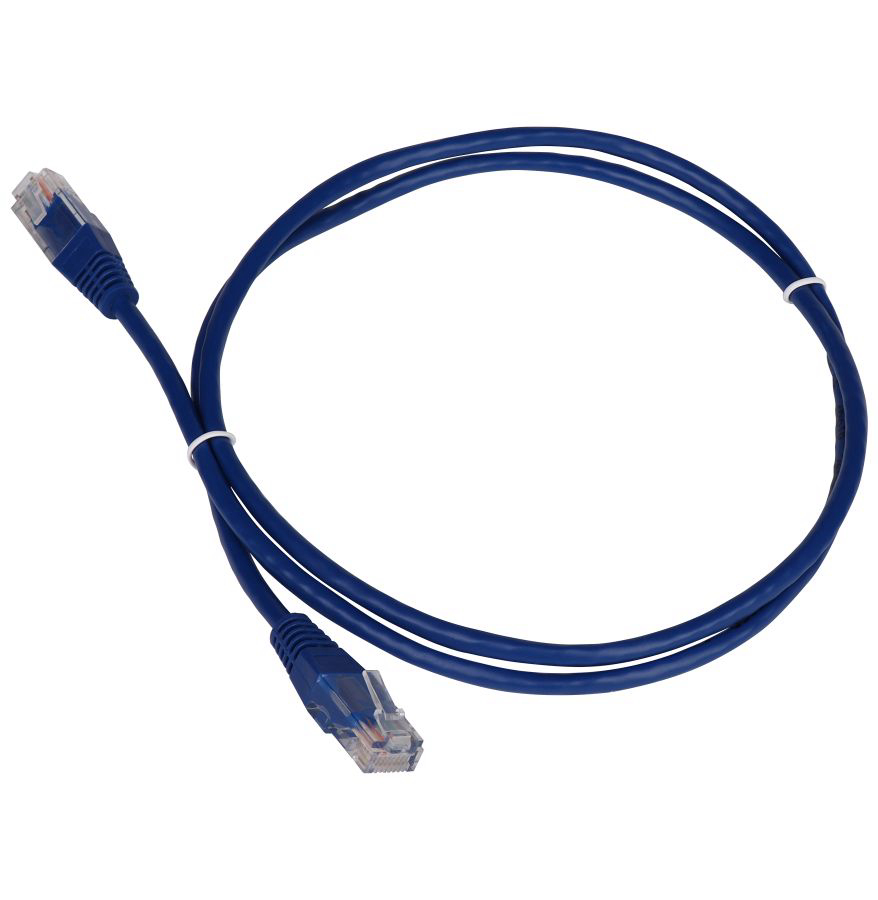 Патч-корд Lanmaster TWT-45-45-1.5-BL UTP RJ-45 вил.-вилка RJ-45 кат.5E 1.5м синий ПВХ (уп.:1шт)