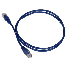 Патч-корд Lanmaster TWT-45-45-1.5-BL UTP RJ-45 вил.-вилка RJ-45 кат.5E 1.5м синий ПВХ (уп.:1шт)