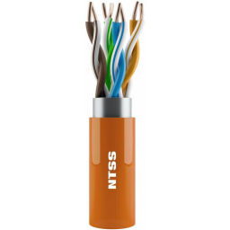 Кабель информационный NTSS NTSS-IN-FTP4-5E-LSZH-OR кат.5E F/UTP 4X2X24AWG LSZH внутренний 305м оранж