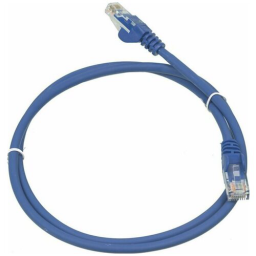 Патч-корд Lanmaster LAN-PC45/U5E-1.0-BL UTP RJ-45 вил.-вилка RJ-45 кат.5E 1м синий LSZH (уп.:1шт)