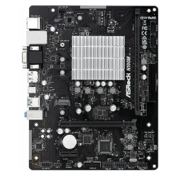 Материнская плата Asrock N100M 1xDDR4 mATX AC`97 6ch(5.1) GbLAN+VGA+HDMI+DP