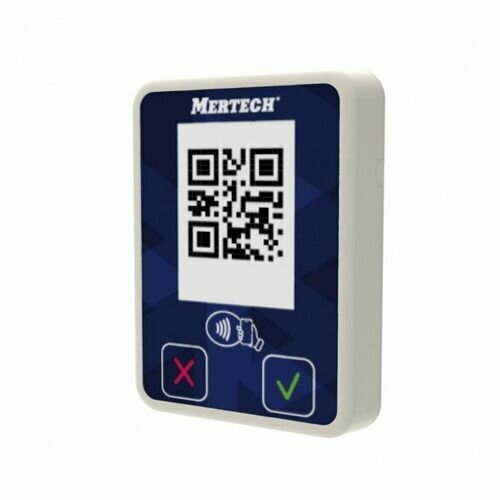 Дисплей QR кодов Mertech белый/синий (2136)