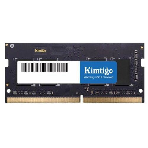 Память DDR3 4Gb 1600MHz Kimtigo KMTS4G8581600 RTL PC4-21300 CL11 SO-DIMM 260-pin 1.35В single rank