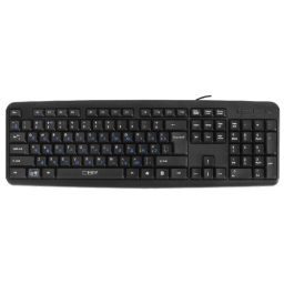 Клавиатура проводная CBR KB 109 Black, USB (KB109Black)