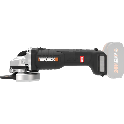 Аккумуляторная бесщёточная угловая шлифмашина WORX WX813.9