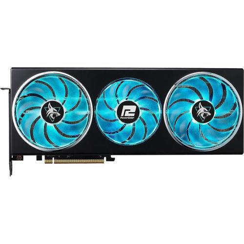 Видеокарта PowerColor PCI-E 4.0 RX7700XT 12G-L/OC AMD Radeon RX 7700XT 12Gb 192bit GDDR6 2226/18000