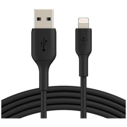 Кабель для iPod, iPhone, iPad Belkin Boost Charge USB-A/Lightning 1m CAA001bt1MBK (Black)