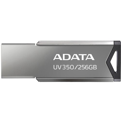 Флеш Диск A-Data 256GB UV350 AUV350-256G-RBK USB3.0 серебристый