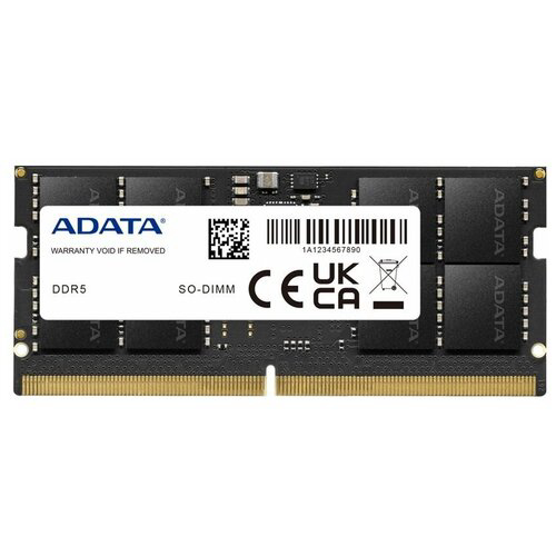 Память DDR5 32GB 4800MHz A-Data AD5S480032G-S RTL PC4-38400 CL40 SO-DIMM 262-pin 1.1В single rank Re