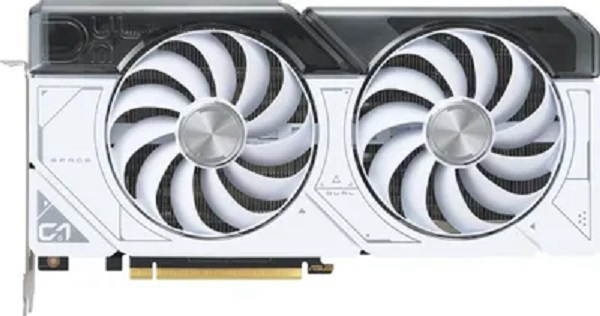 Видеокарта Asus PCI-E 4.0 DUAL-RTX4070-O12G-WHITE NV RTX4070 12Gb 192bit GDDR6X 2520/21000/HDMIx1/DP