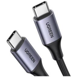 Кабель UGREEN US535 (90440) USB-C to USB-C 240WPD Fast Charging Cable 2m - Space Gray