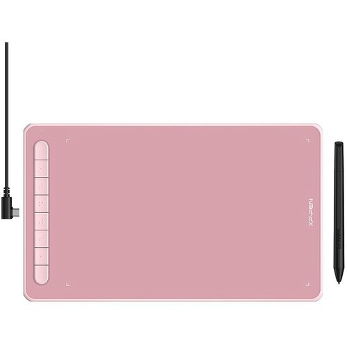 Графический планшет XPPen Deco Deco L Pink USB розовый