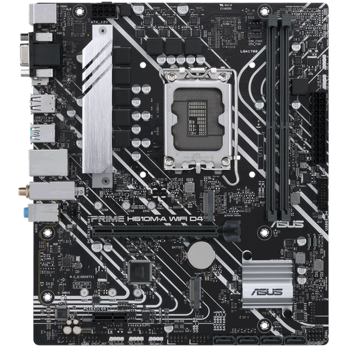 Материнская плата ASUS PRIME H610M-A WIFI D4 /LGA1700,H610,M.2,DP,HDMI,WIFI5,AURA,MB